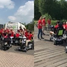 MS scootmobiel- en fietstocht 2018 met Quingo scootmobielen