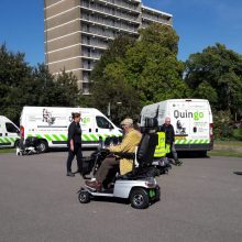 Deelname Quingo aan scootmobieltraining VVN in De Bilt